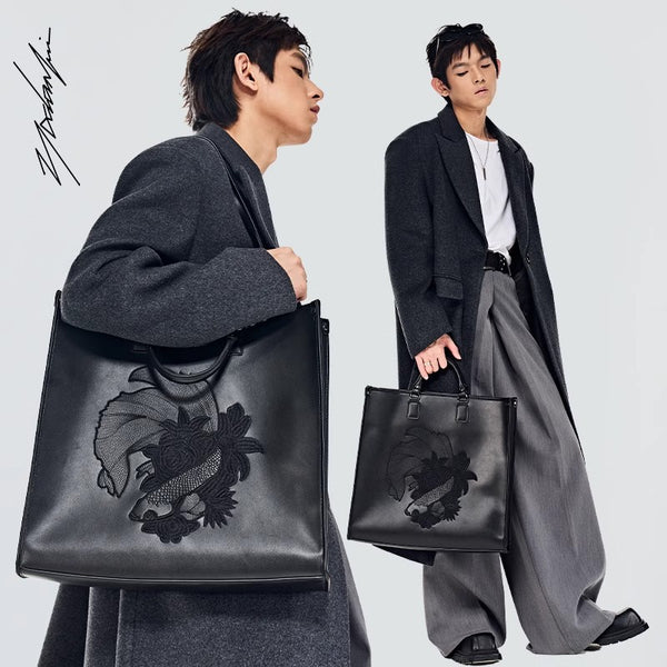 Kuroda briefcase shoulder bag for male and female commuting tote bag handbag