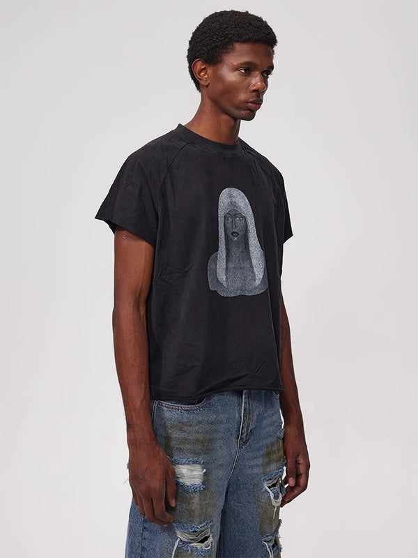 Fouth3ex 25Ss Witch Heavy Knitted Fabric Tee