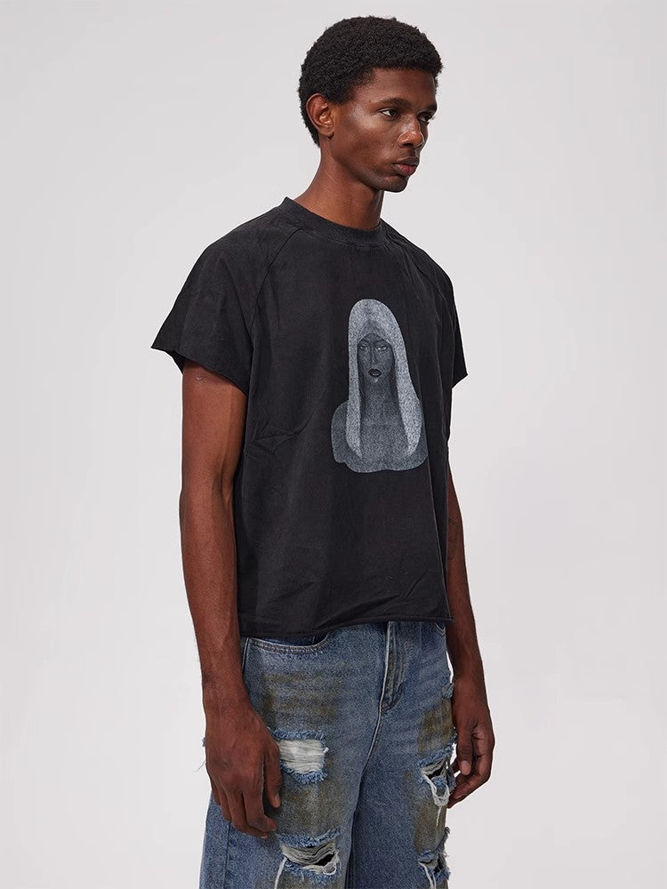 Fouth3ex 25Ss Witch Heavy Knitted Fabric Tee