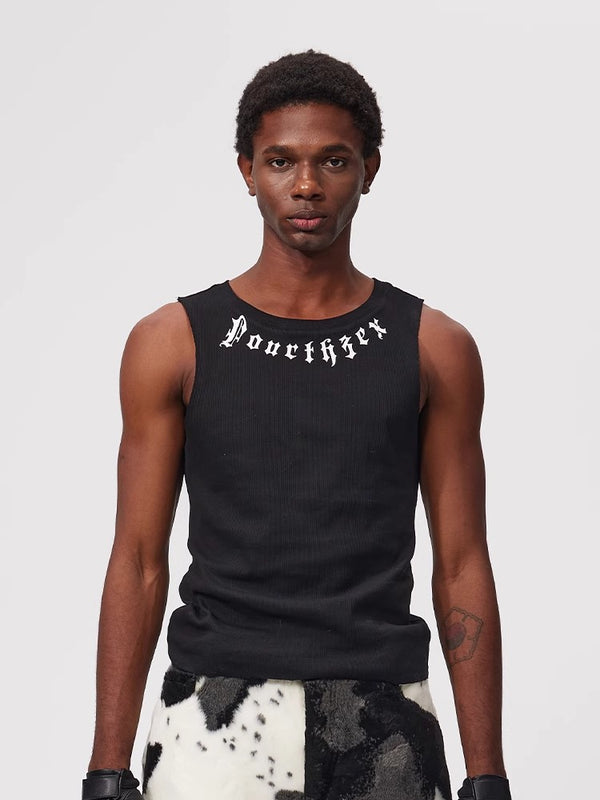 Fouth3ex 25Ss Sword Sanskrit vest fit sleeveless T-shirt