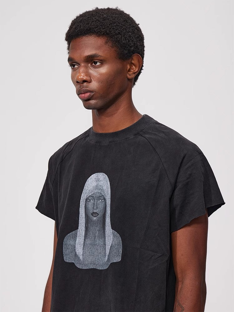 Fouth3ex 25Ss Witch Heavy Knitted Fabric Tee
