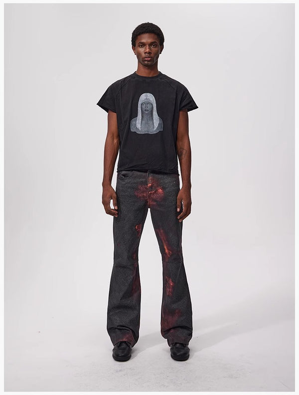 Fouth3ex 25Ss Witch Heavy Knitted Fabric Tee