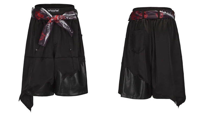 PAIKI Boxing Shorts Fake Two Piece Pants