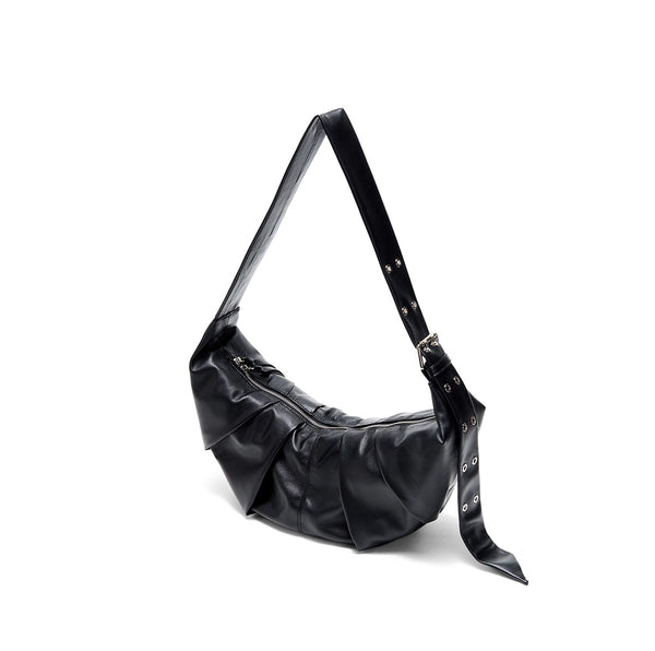 Kuroda dumpling buns with a lazy and relaxed style, men and women's crossbody bags