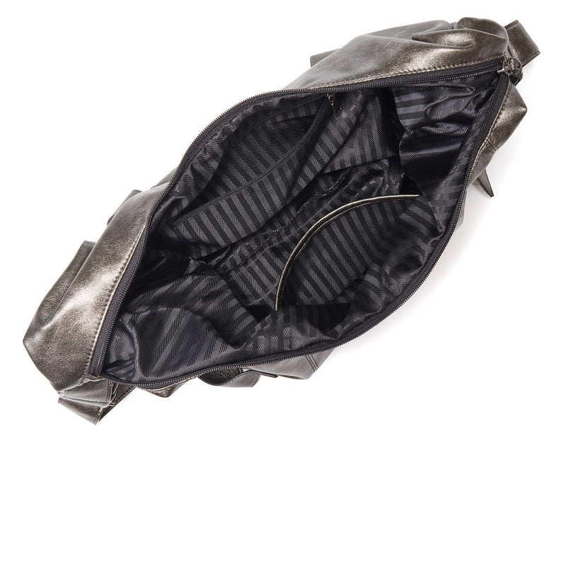Kuroda old metal baseball dumpling bag, large capacity crossbody bag