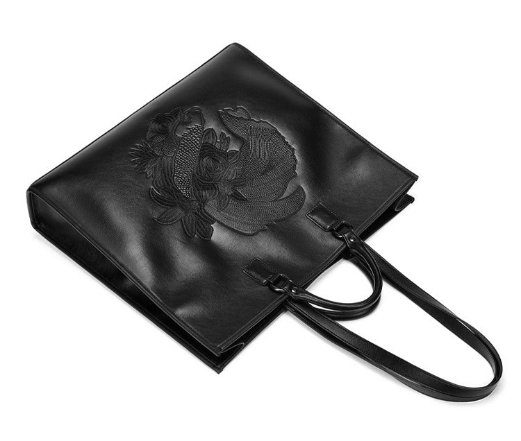 Kuroda briefcase shoulder bag for male and female commuting tote bag handbag